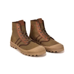 Pataugas AUTHENTIQUE M/MIXTC H4H KAKI -Pataugas Soldes 628188 BOOTS HOMME OG M MIXT C H4H KAKI 4