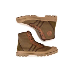 Pataugas AUTHENTIQUE M/MIXTC H4H KAKI -Pataugas Soldes 628188 BOOTS HOMME OG M MIXT C H4H KAKI 6