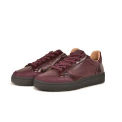 Pataugas BASALT/SV F4H BORDEAUX -Pataugas Soldes 628220 BASKET FEMME BASALT SV F4H BORDEAUX 5