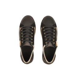 Pataugas JESTER/MIX F4H NOIR/DORÉ 16 Pataugas JESTER/MIX F4H NOIR/DORÉ -Pataugas Soldes 628254 BASKET FEMME JESTER MIX F4H NOIR DORE 6