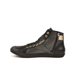 Pataugas BANJOU LATSA/MIX F4H NOIR/DORÉ 14 Pataugas BANJOU LATSA/MIX F4H NOIR/DORÉ -Pataugas Soldes 628259 946 BASKET HAUTE FEMME LATSA MIX F4H NOIR DORE 3