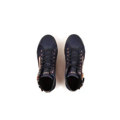 Pataugas PALME/MIX F4H MARINE/ROSE 13 Pataugas PALME/MIX F4H MARINE/ROSE -Pataugas Soldes 628270 922 BASKET FEMME PALME MIX F4H MARINE ROSE 6