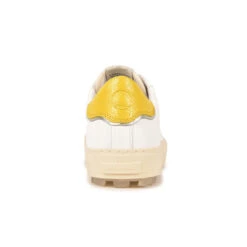 Pataugas ARAN/MIX F2H BLANC/JAUNE -Pataugas Soldes BASKET FEMME ARAN MIX F2H BLANC JAUNE 7