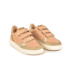 Pataugas BASALTE S/N F2I BEIGE/DORÉ -Pataugas Soldes BASKET FEMME BASALTE S N F2I BEIGE DOREE 628444 931 4