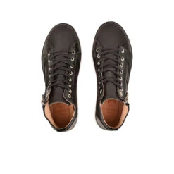 Pataugas PALME/MIXGL F4I NOIR -Pataugas Soldes BASKET FEMME PALME MIXGL F4I NOIR 628457 850 6