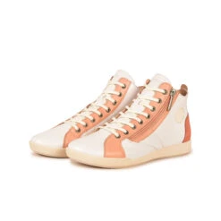 Pataugas PALME/PER F2I ABRICOT -Pataugas Soldes BASKET FEMME PALME PER F2I ABRICOT 628402 252 5