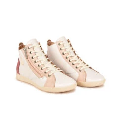 Pataugas PALME/PER F2I ROSE -Pataugas Soldes BASKET FEMME PALME PER F2I ROSE 628402 300 4