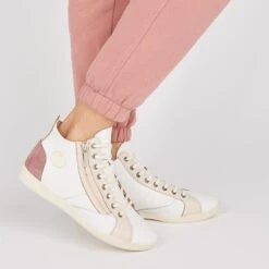 Pataugas PALME/PER F2I ROSE -Pataugas Soldes BASKET FEMME PALME PER F2I ROSE 628402 300 Porte 1