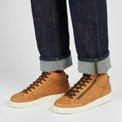 Pataugas BASALTE M/ZIP N H4I CHATAIGNE -Pataugas Soldes BASKETS HOMME BASALT M ZIPN H4I CHATAIGNE 628471755