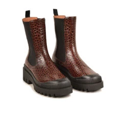 Pataugas AINOA CH/GR F4I CARAMEL -Pataugas Soldes BOOTS FEMME AINOA CH GR F4I CARAMEL 628454 753 4