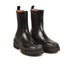 Pataugas AINOA CH/GR F4I NOIR -Pataugas Soldes BOOTS FEMME AINOA CH GR F4I NOIR 628454 850 4