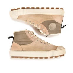 Pataugas ARAN M/MIXS F4H ROSE/BEIGE -Pataugas Soldes BOOTS FEMME ARAN M MIXS F4H ROSE BEIGE web6