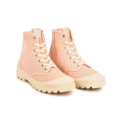 Pataugas AUTHENTIQUE M/ZIPTI F2I ROSE -Pataugas Soldes BOOTS FEMME OG MID ZIP ROSE PALE 628347 300 4