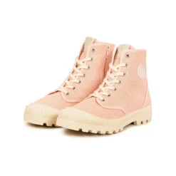 Pataugas AUTHENTIQUE M/ZIPTI F2I ROSE -Pataugas Soldes BOOTS FEMME OG MID ZIP ROSE PALE 628347 300 5