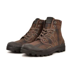Pataugas AUTHENTIQUE MADE IN FRANCE F4G Tartan Marron 11 Pataugas AUTHENTIQUE MADE IN FRANCE F4G Tartan Marron -Pataugas Soldes BOOTS HOMME AUTHENTIQUE W H4G TARTAN MARRON 5