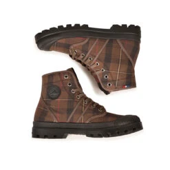 Pataugas AUTHENTIQUE MADE IN FRANCE F4G Tartan Marron 13 Pataugas AUTHENTIQUE MADE IN FRANCE F4G Tartan Marron -Pataugas Soldes BOOTS HOMME AUTHENTIQUE W H4G TARTAN MARRON 6