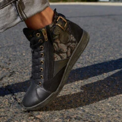 Pataugas PALME/VI F4H NOIR -Pataugas Soldes F Palme WT F4H Noir